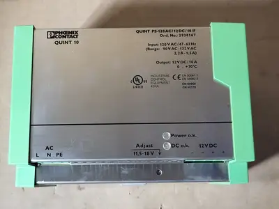 USED PHOENIX CONTACT QUINT PS-120AC/12DC/10/F