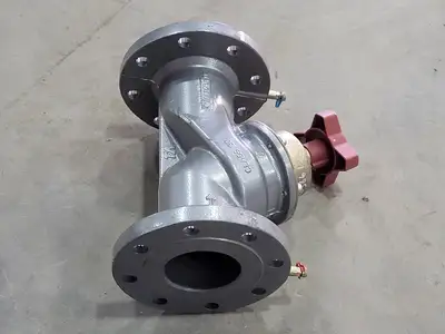 Tour and Anderson 4" Class 150 Stad Steel Balancing Valve (flanged)