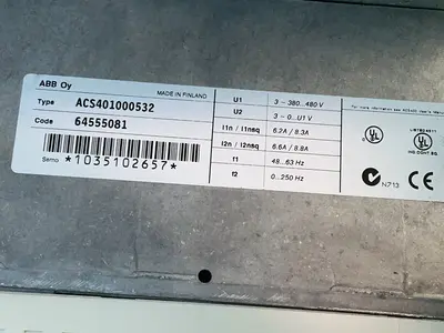 Used ABB ACS401000532 Variable Speed Drives Ohio US | HGR 24 #1406020