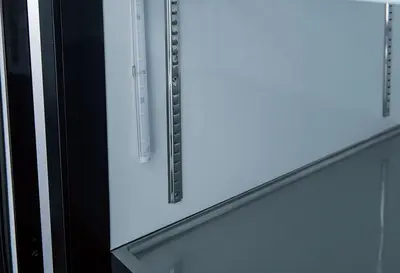 Elite Swing Glass Door Merchandiser Refrigerator with LED Lighting