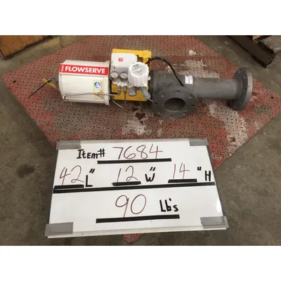 Used 4" MAC E-finity Valtek Flowserve Air Control 90 Degree Valve