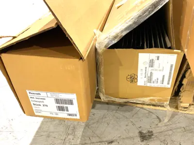 USED BOSCH REXROTH SLOT PROFILE L=2000 GRAY, BLACK LOT OF APPROX. 1200