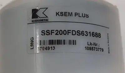 USED KENNAMETAL SSF200FDS631688