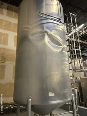 Used Feldmeier 3,700 Gallon Vertical Single Wall Mix Tank.