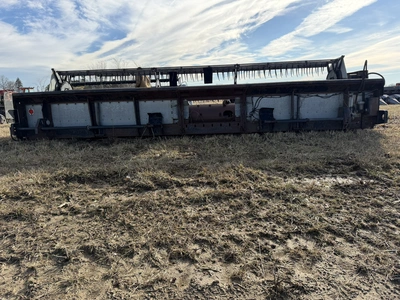 (1) make and model unknown 20' foot grain head, S/N N6-01012, for parts or repair only, working cond...