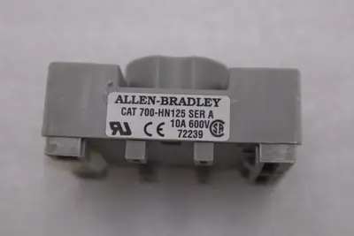 LOT OF 2 - ALLEN BRADLEY 700-HN125 SER. A 600V 10A Relays AB STOCK H1546A
