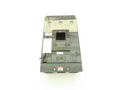 Square D LAP36400MTV6384 Circuit Breaker 3-Pole 400A 600V Shunt Trip Gray Face