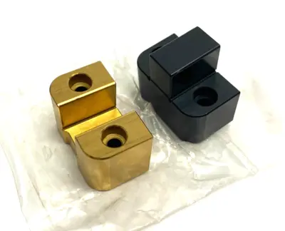 USED DME BLACK & GOLD INTERCHANGEABLE TOP LOCK 1.5" WIDTH