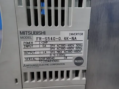Used MITSUBISHI FRS5400.4KNA Variable Speed Drives Ohio US | HGR 24 #802881