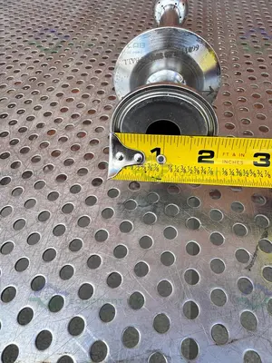 Stainless Steel Spray Ball w/ 1.5" to 2.5" Sanitary Fitting