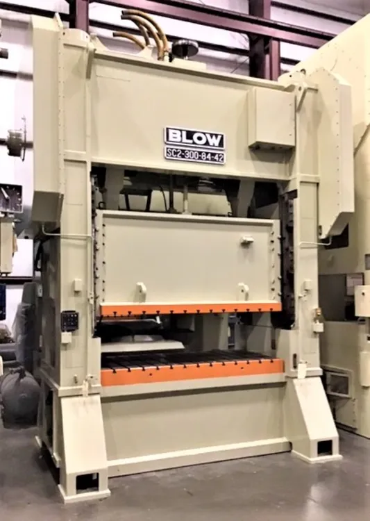 Used 2001 BLOW PRESSES BLOW SC2-300-84-42 PRESS Straight Side Presses | Alma Machinery #898799