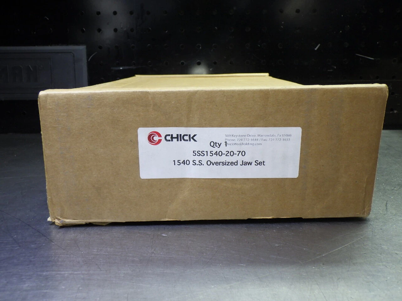 CHICK 198mm x 70mm Over Sized Single Station Jaw Set 5SS1540-20-70 (LOC1806B)