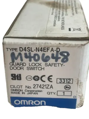 NEW OMRON D4SL-N4EFA-D SAFETY DOOR SWITCH D4SLN4EFAD