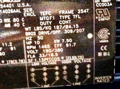 US Centrifuge Ultramatic A120 self-cleaning centrifuge.