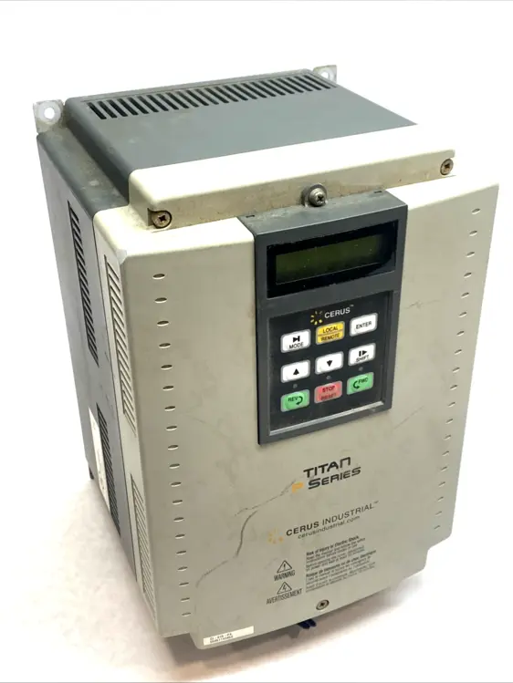 Used CERUS TITAN P-SERIES VFD 15HP 380-480V 3-PHASE TYPE 1 Variable Speed Drives | Maverick Industrial Sales #1101240