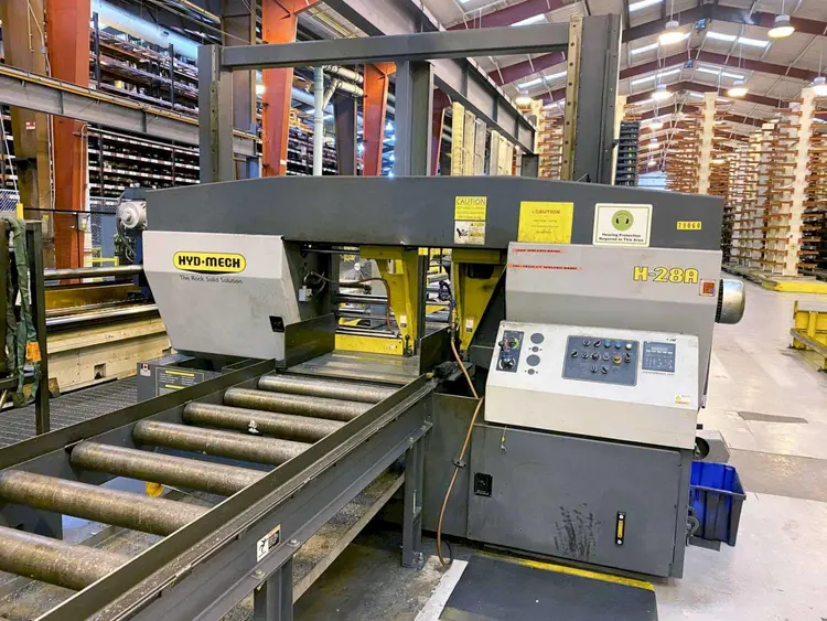 Used 2010 HYD-MECH H-28A Horizontal Band Saws Alberta CA | Merchant Machine Tools Inc #483475