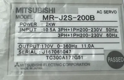 NEW MITSUBISHI ELECTRIC MR-J