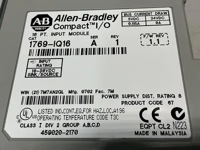 USED ALLEN BRADLEY 1764-24BWA SER B