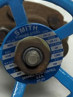 Used SMITH 0800 CR-13 A105 Pump & Valve Parts Ohio US | Surplus Asset Holdings #1365604