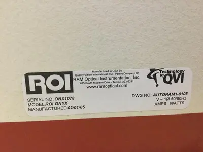 USED RAM OPTICAL ROI ONYX