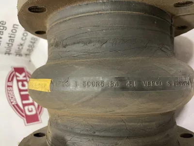 Mercer Invincible 6” Rubber Expansion Joint 11” dia  x 8” h
