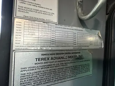 Used 2019 TEREX RD4000 Concrete Mixer Trucks Georgia US | Proxy Equipment #1381855