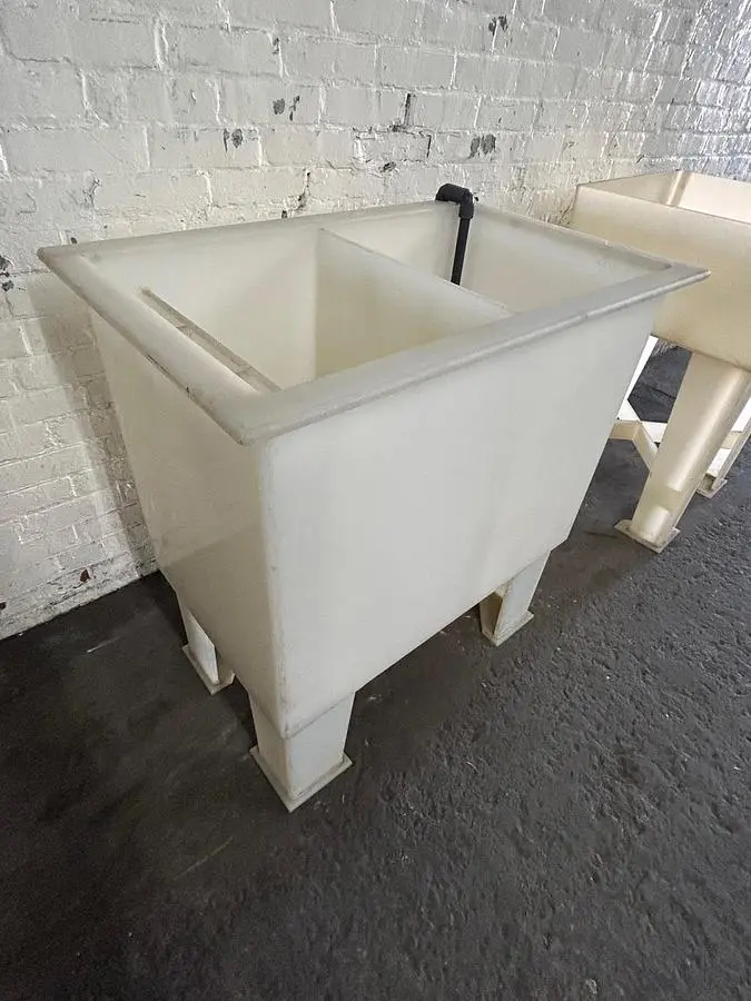 Polypropylene Counter Flow Dual Rinsing Tank Wet & Dry Tank