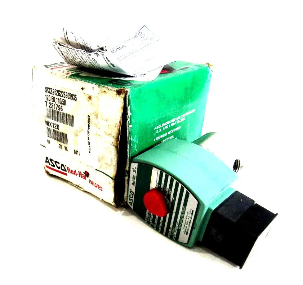 NEW ASCO SCX8262G226E05935 SOLENOID VALVE
