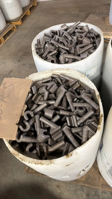 Four full barrels of Klein hickey rebar heads. 3/4" - quantity approx. 2500