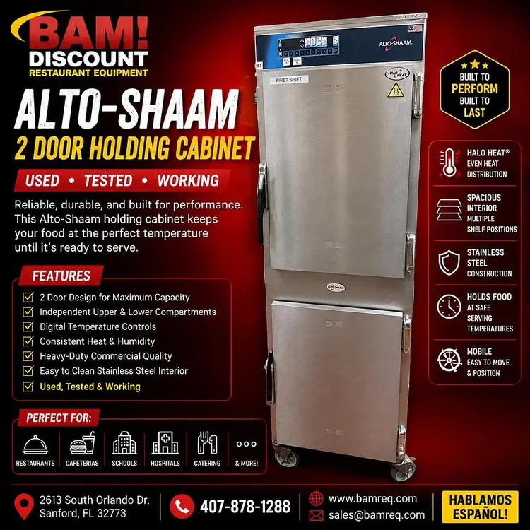 Used ALTO SHAAM 1200 - TH-III Hot Food Warming, Holding, & Transport Cabinets Florida US | BAM Discount Restaurant Equipment #1257177
