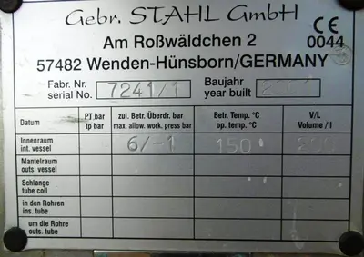 Robatel BXP 360 centrifugal extractor, 316L SS.