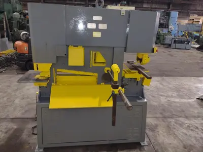 110 TON GEKA MODEL #HYD-110 HYDRUALIC IRONWORKER, NEW 1999: YOBRO #23975