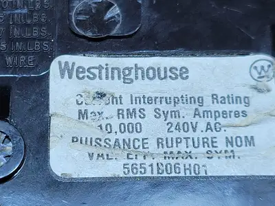 USED WESTINGHOUSE HQP3040H