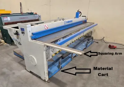 SCHECHTL SMT 310 BV Power Squaring Shears (Gauge) | THREE RIVERS MACHINERY (2)