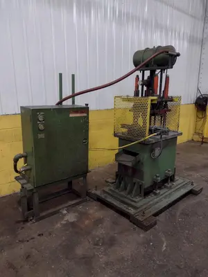 7 TON X 14" WIDE AIRAM PNEUMATIC CUTOFF PRESS: STOCK #17188
