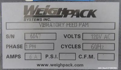 Used WEIGHPACK SYSTEMS PRIMO COMB Scales Illinois US | Aaron Equipment #469861