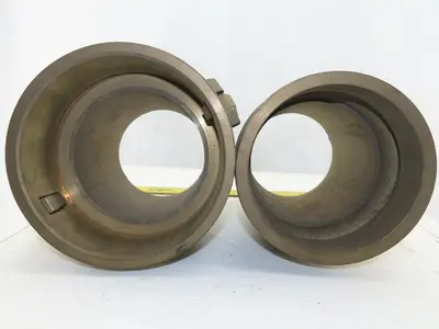 6C Type C  Brass 6" Camlock Coupling Fitting Male And Female Set Missing Seal