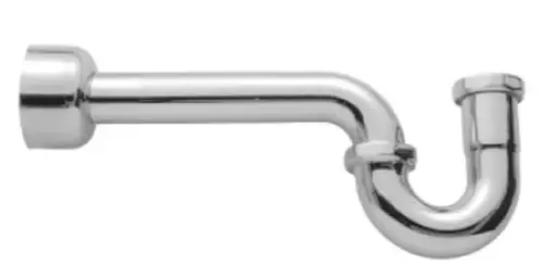 Jalco 253XXL-MBK Extra Long"P" Trap with Round Box Escutcheon, Matte Black [New]