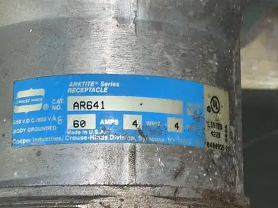 Used CROUSE HINDS AR641 Electrical Fittings Ohio US | HGR 24 #1355969