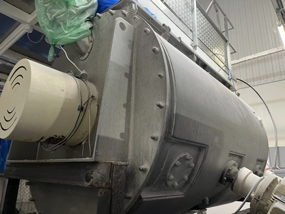 1,660L Stainless Steel Jacketed Kek Gardner Plough Shear Mixer – Type 2500E