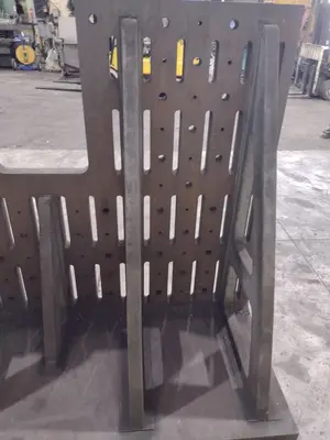 72" X 96" X 3" THICK ANGLE PLATE: STOCK #23548
