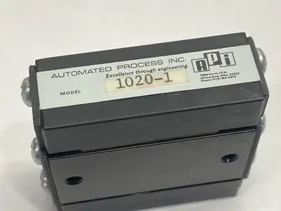 USED AUTOMATED PROCESS INC LINEAR SLIDE TABLE 30MM TRAVEL