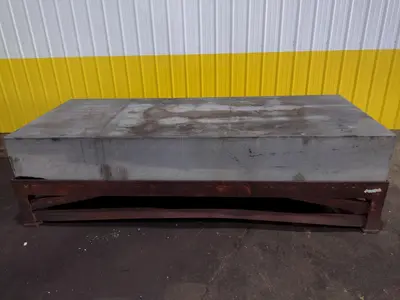 10' x 4' X 16" PRECISION GRANITE SURFACE PLATE W/ TABLE STAND: STOCK #19003