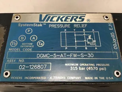 USED VICKERS DGMC-5-AT-FW-S-30