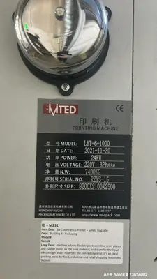 Used LYT-6-1000 6-Color Flexographic Printing Machine – 1200mm Wide Web Flexo Press System
