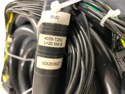 USED FANUC ROBOT POWER CABLE HARNESS ASSEMBLY 20.5M