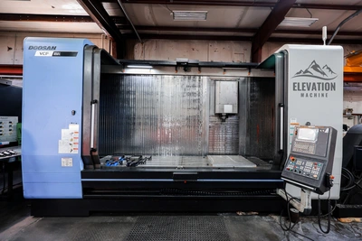 2015 DOOSAN VCF 850L Vertical Machining Centers | Elevation Machine (2)