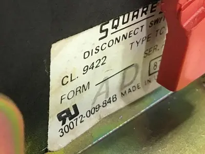 USED SQUARE D 9422-TC-3