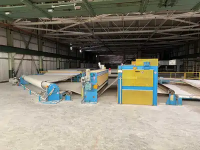 Used Sheet Flooring Production Line 12' (3.65m) Complete Plants New Jersey US | Perry Equipment #1207305