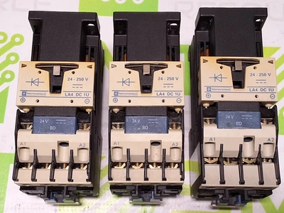 TELEMECANIQUE LP1D1201 CONTACTOR WITH LA4DC1U MODULE
